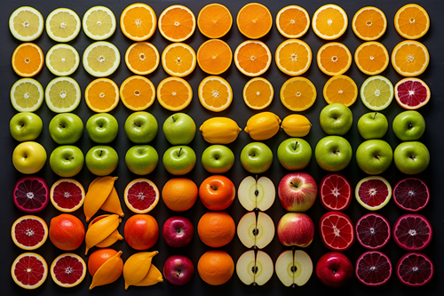A Knolling of Fruit
